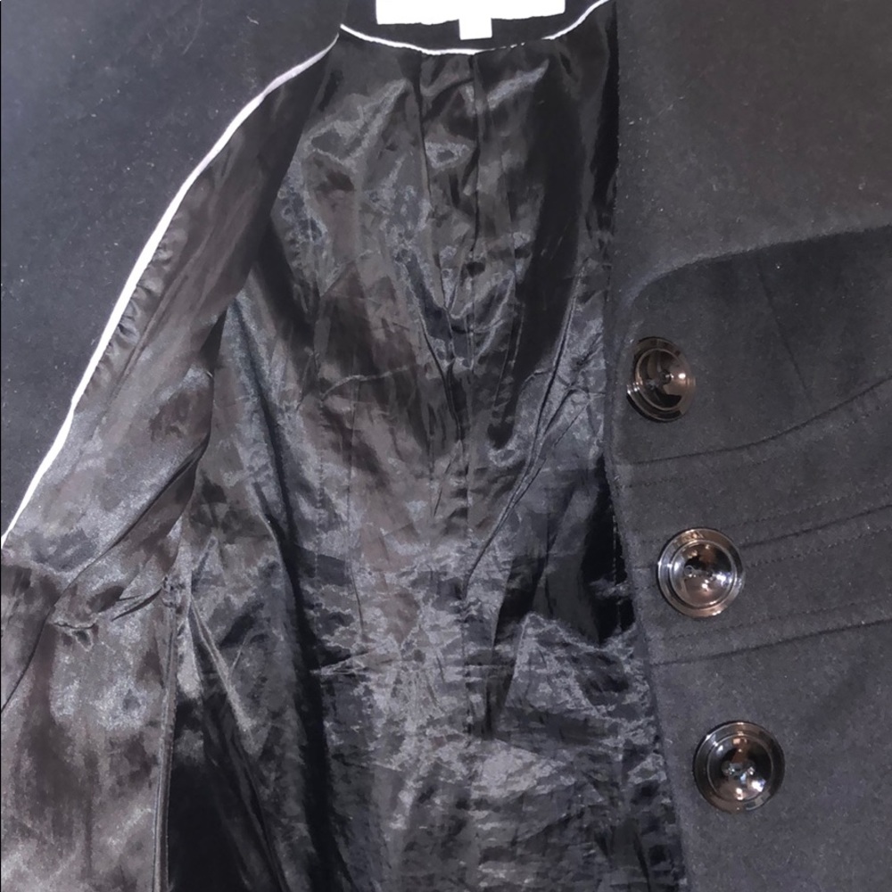 Jessica Simpson Black Polyester Peacoat - Picture 4 of 10